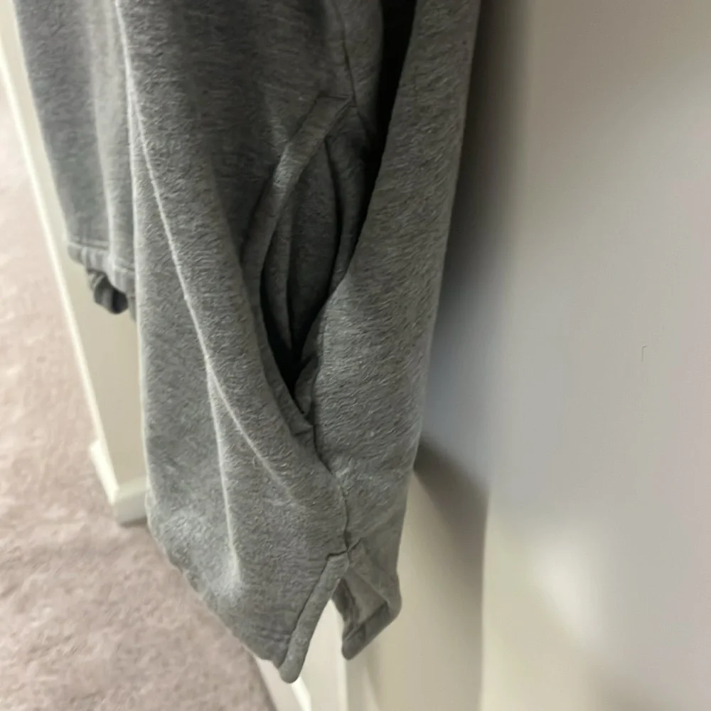 Polo Sport Ralph Lauren Vintage Spell Out Sweatshirt 1/4 Zip shirt gray Mens XXL